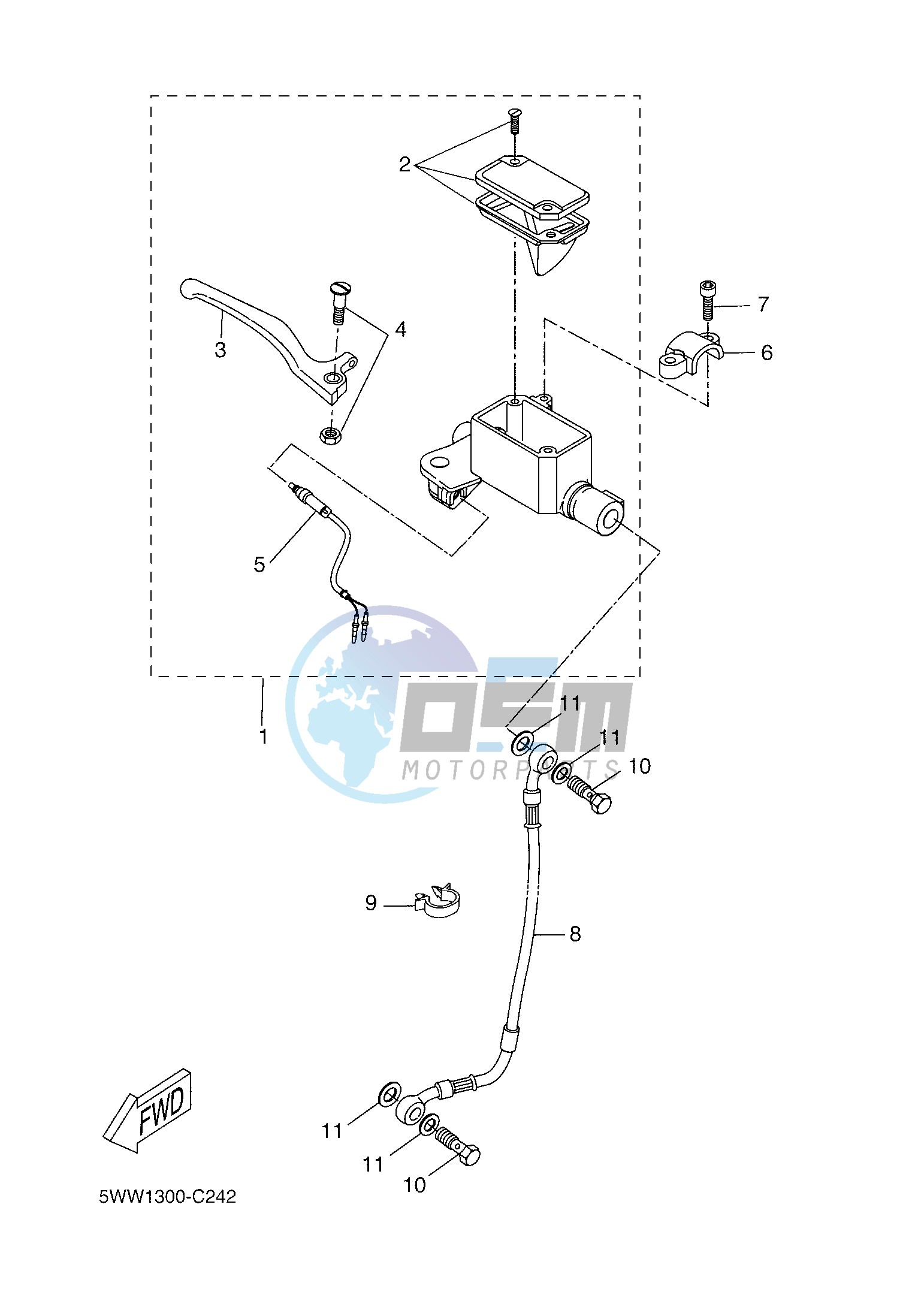 FRONT MASTER CYLINDER