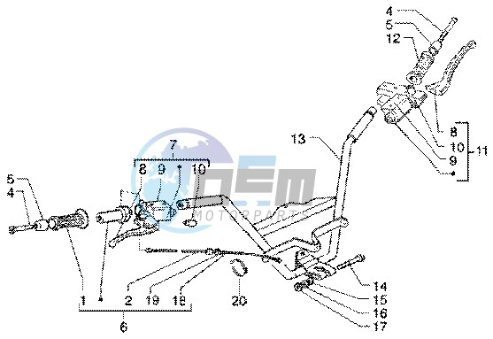 Handlebar - Brake Pump