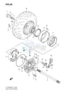 LT-F400 (P17) drawing RIGHT REAR WHEEL