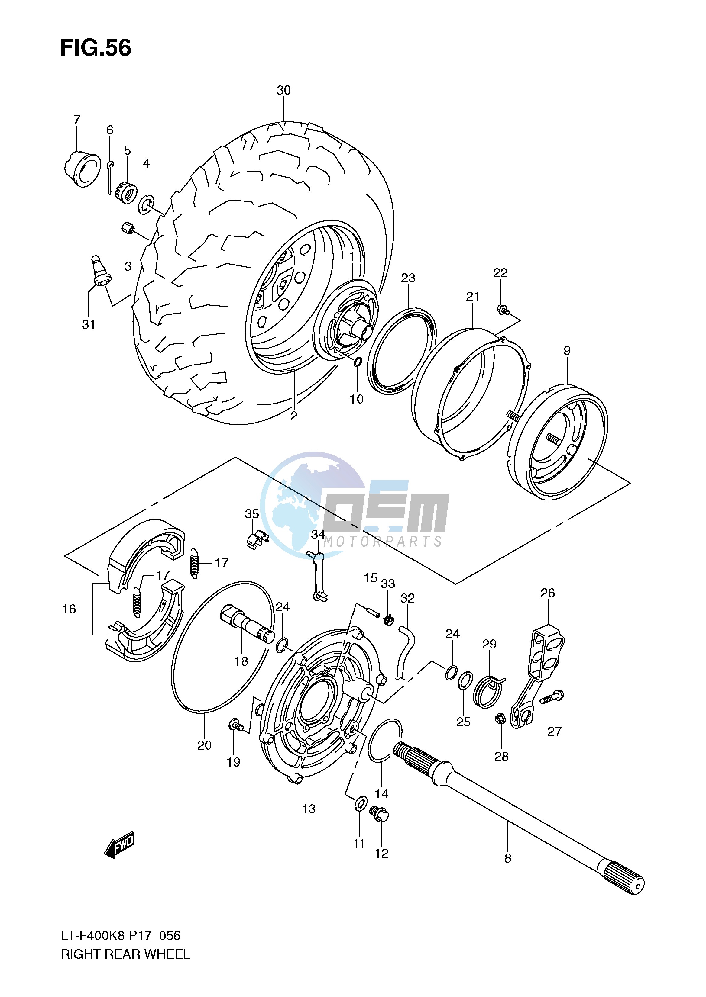 RIGHT REAR WHEEL