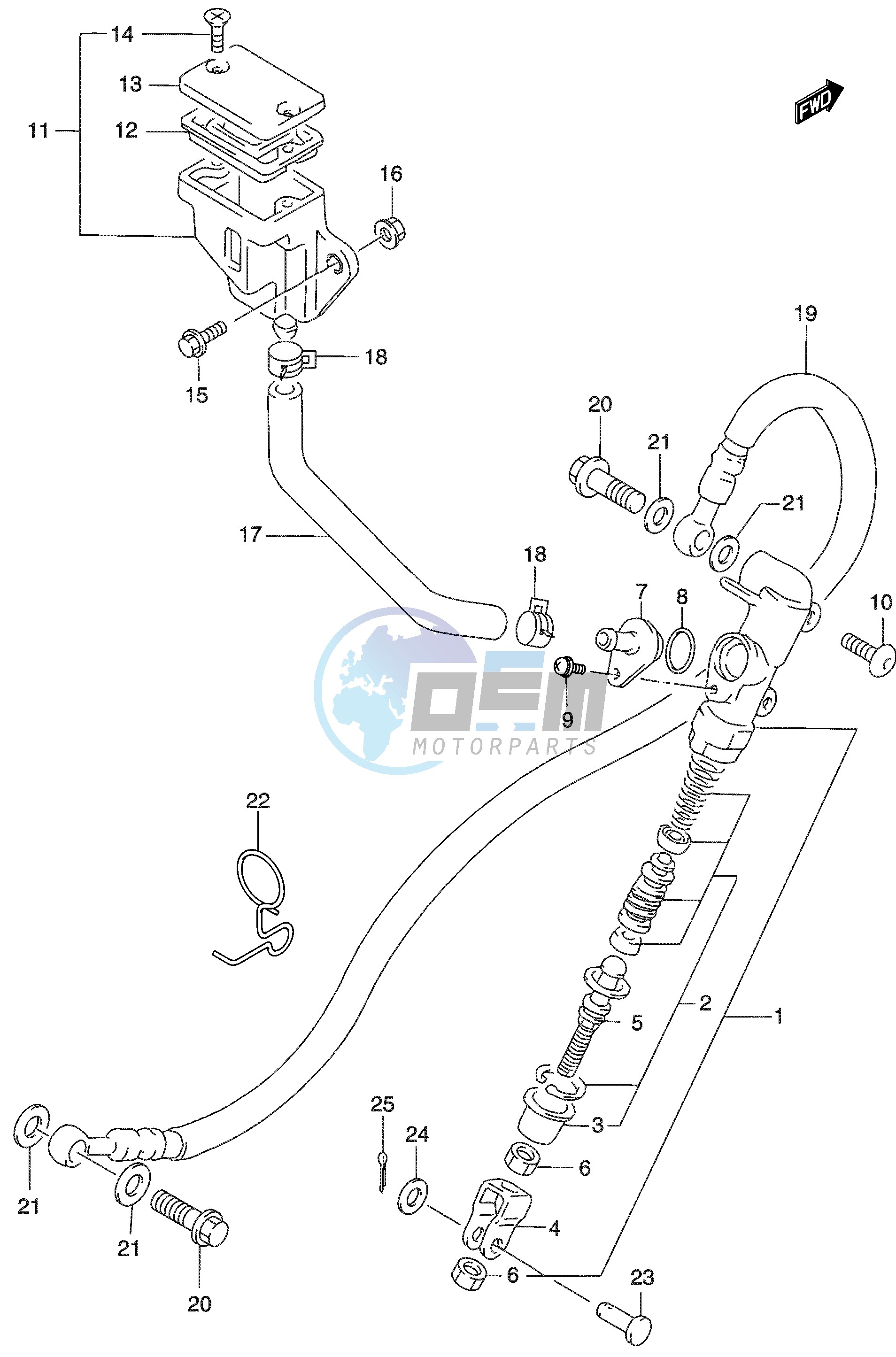 REAR MASTER CYLINDER