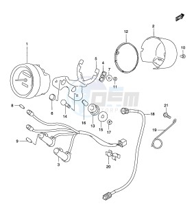 GZ125 (P19) drawing SPEEDOMETER (MODEL K3)