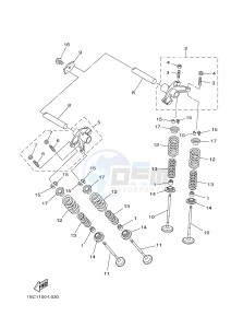 YFM300 RAPTOR 300 (1SC5) drawing VALVE