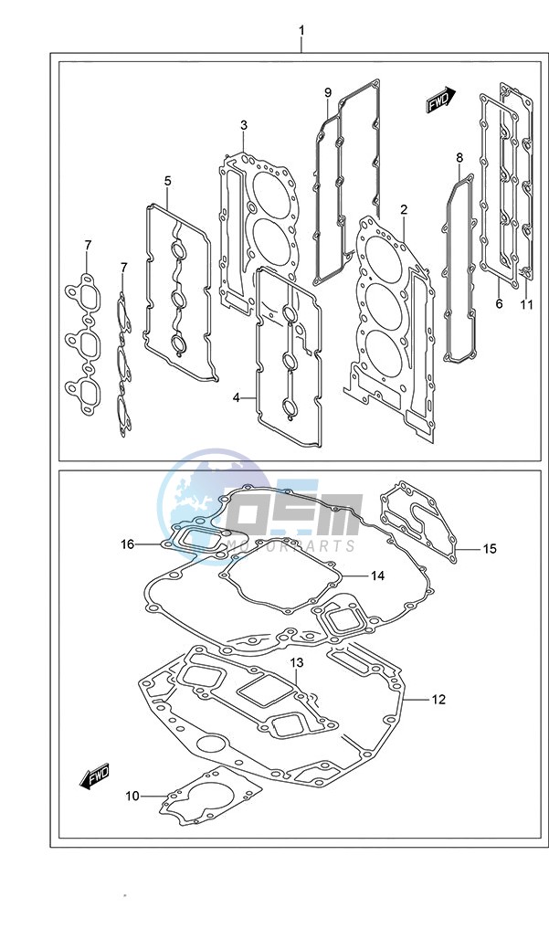 Gasket Set (DF 250S)