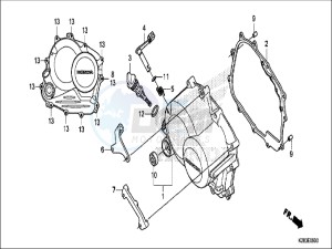 CRF125FBH Europe Direct - (ED) drawing RIGHT CRANKCASE COVER