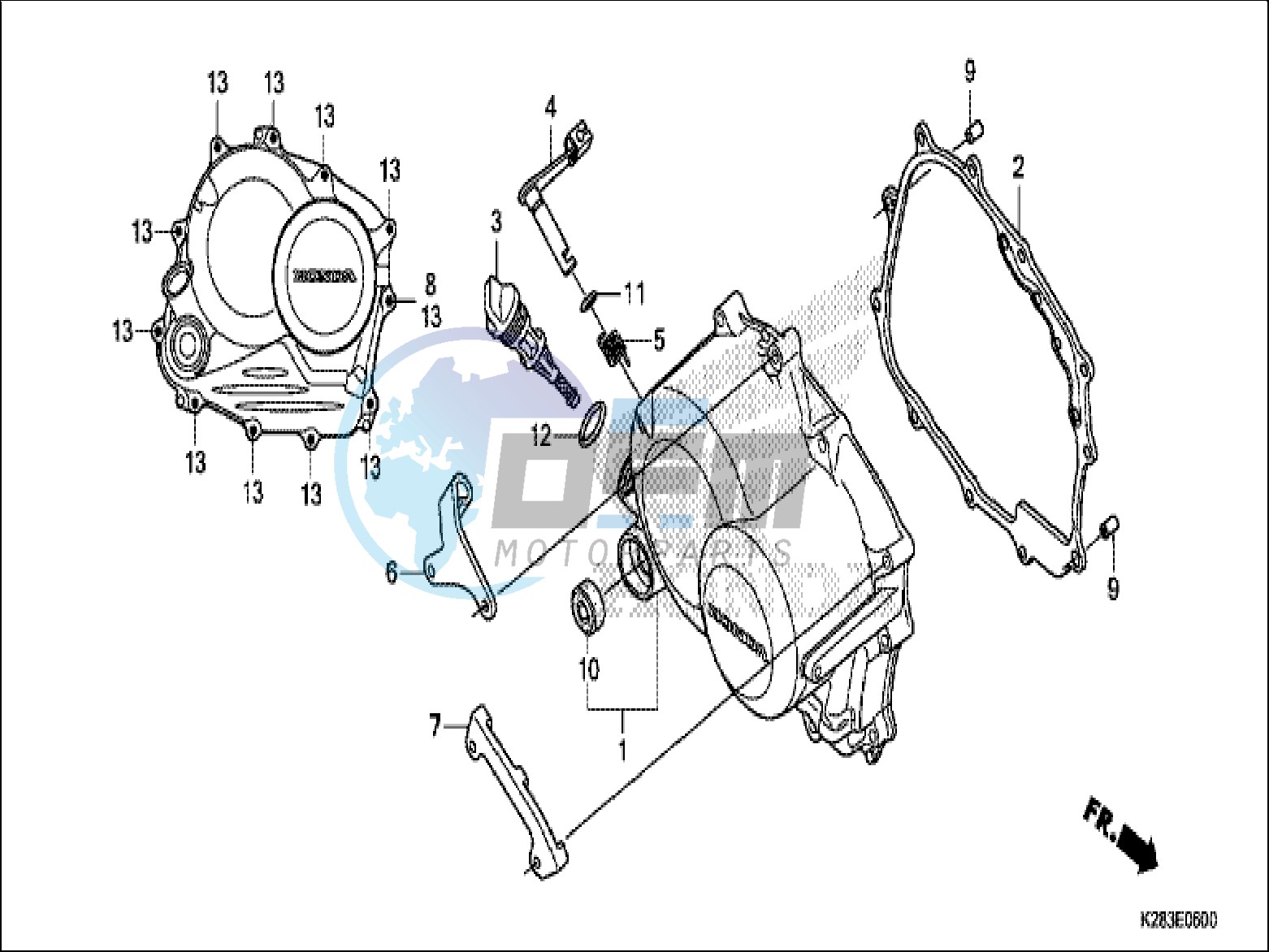 RIGHT CRANKCASE COVER