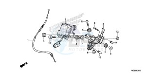 VFR1200FF VFR1200F UK - (E) drawing SERVO MOTOR