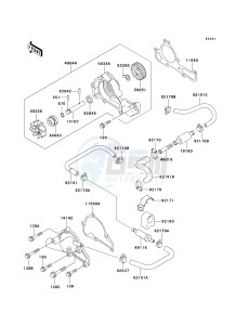 KAF 620 J [MULE 3010 TRANS 4X4] (J1) J1 drawing WATER PUMP