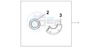 CBR1000RRA Europe Direct - (ED) drawing CARBON CRANKCASE COVER SET