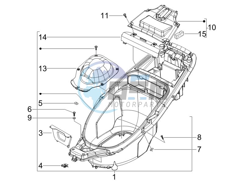 Helmet box - Undersaddle