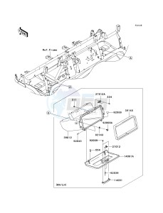 KAF 620 M [MULE 4010 4X4] (M9F) MAF drawing FRONT BOX