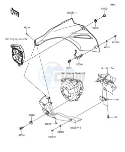 Z1000 ZR1000FEFA FR GB XX (EU ME A(FRICA) drawing Cowling Lowers