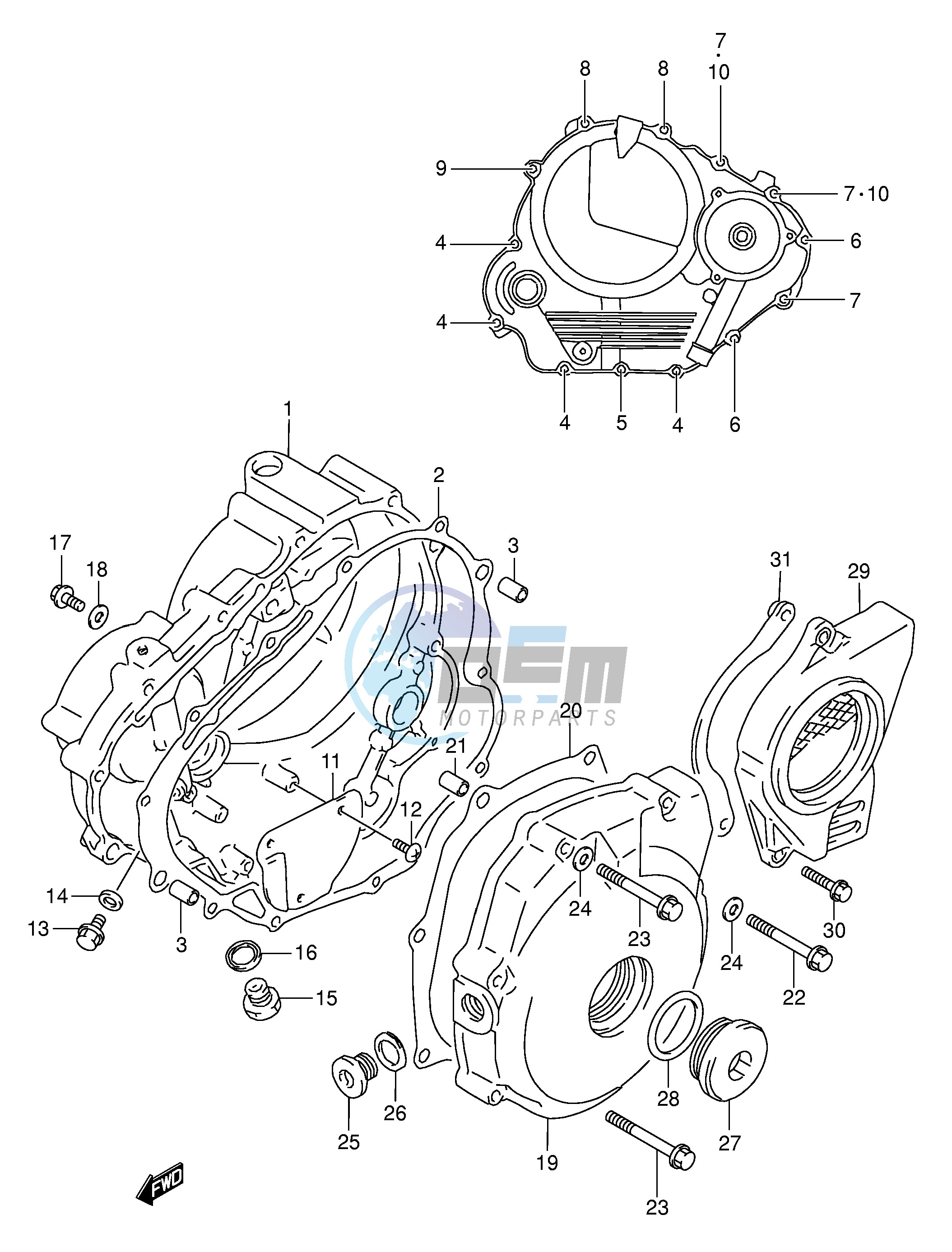 CRANKCASE COVER