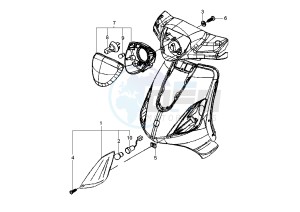 Fly 125 drawing Headlight