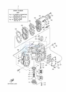 40XMHL drawing CYLINDER--CRANKCASE