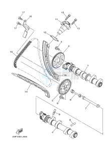 XT1200Z SUPER TENERE ABS (2BSC) drawing CAMSHAFT & CHAIN