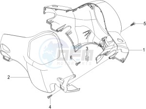 LX 150 4T USA drawing Handlebars coverages