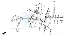 ST1300A9 CH / ABS MME - (CH / ABS MME) drawing EVAP CANISTER