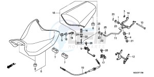 NC700XDC drawing SEAT