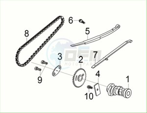 CRUISYM a 125 (LV12W3Z1-EU) (E5) (M3) drawing CAM SHAFT