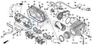 CB1300SA9 UK - (E / ABS BCT MKH MME TWO) drawing AIR CLEANER