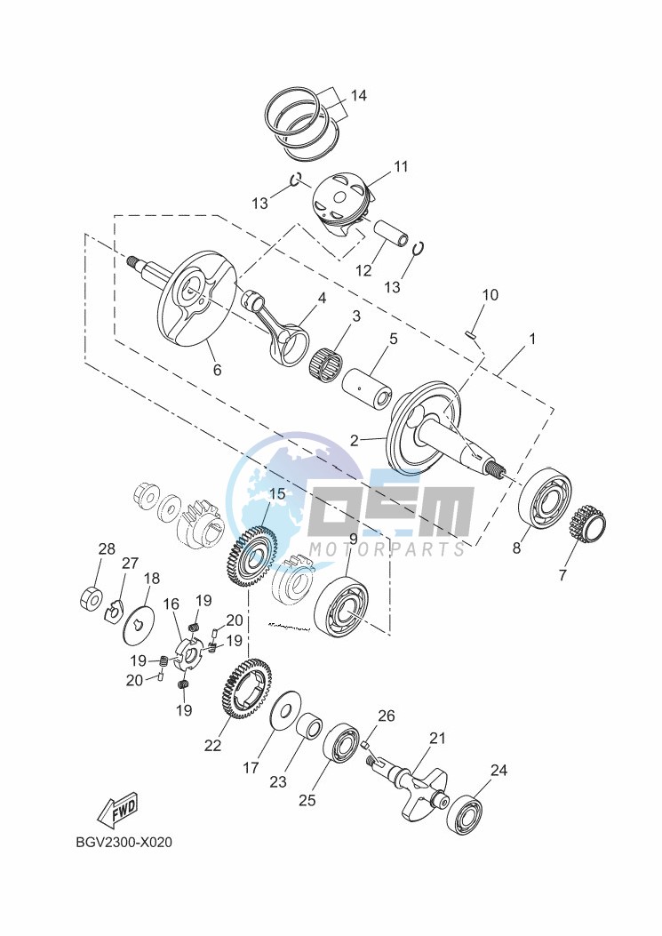 CRANKSHAFT & PISTON