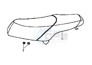 JET EURO X EU2 - 50 cc drawing SEAT