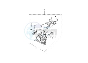 XT X 660 drawing INJECTION SYSTEM