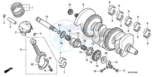 CBF1000T9 Ireland - (EK) drawing CRANKSHAFT/PISTON