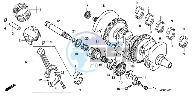 CRANKSHAFT/PISTON