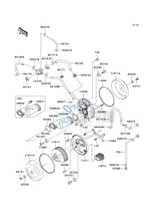 VN 1600 A [VULCAN 1600 CLASSIC] (A6F-A8FA) A6F drawing AIR CLEANER