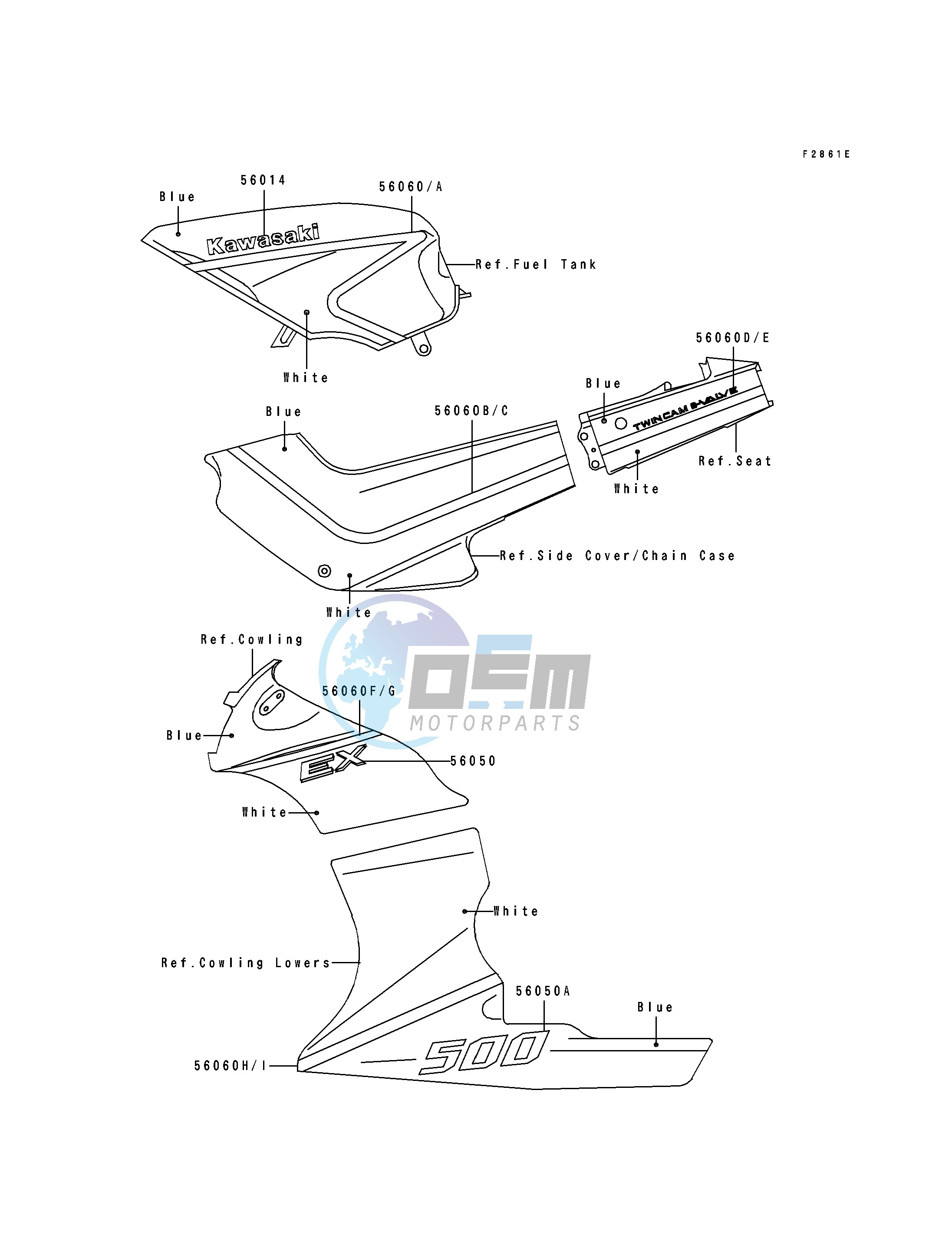 DECALS-- EX500-A6- --- BLUE_WHITE- -