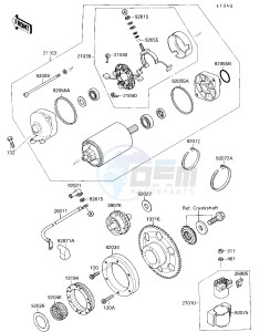 VN 1500 A [VULCAN 88] (A1-A5) [VULCAN 88] drawing STARTER MOTOR