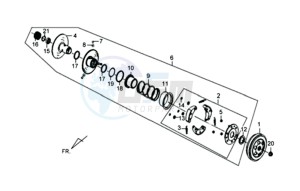 TONIK 50CC drawing CLUTCH