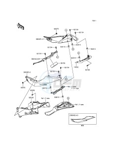 NINJA_ZX-6R ZX636EDF FR GB XX (EU ME A(FRICA) drawing Side Covers