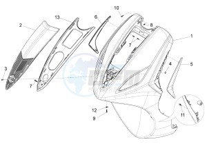 fly 50 4t 2v drawing Front shield