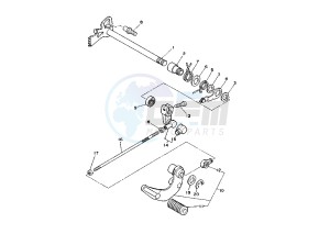 XV VIRAGO 250 drawing SHIFT SHAFT