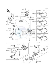 EX 500 A [EX500] (A4-A7) [EX500] drawing FUEL TANK -- EX500-A4_A5- -