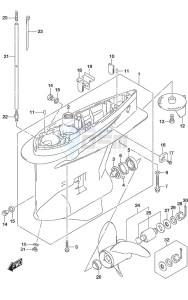 DF 200AP drawing Gear Case