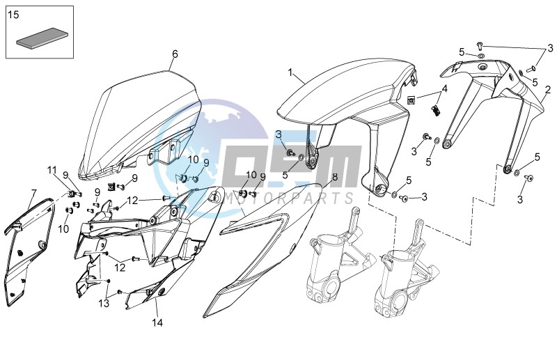 Front body - Front mudguard