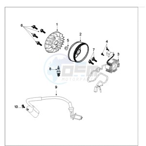 TWEET 50 X drawing IGNITION PART