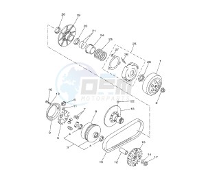 VP X-CITY 250 drawing CLUTCH