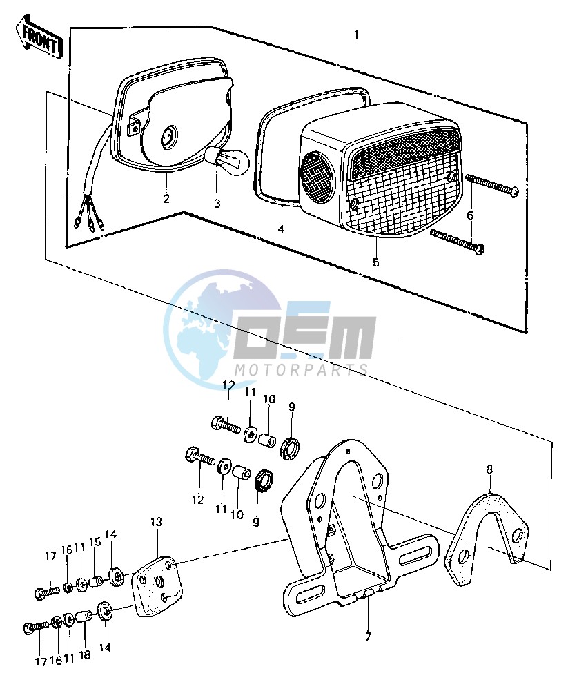 TAILLIGHT -- 80 D1- -