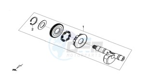 MAXSYM 600I ABS drawing BALANCE SHAFT