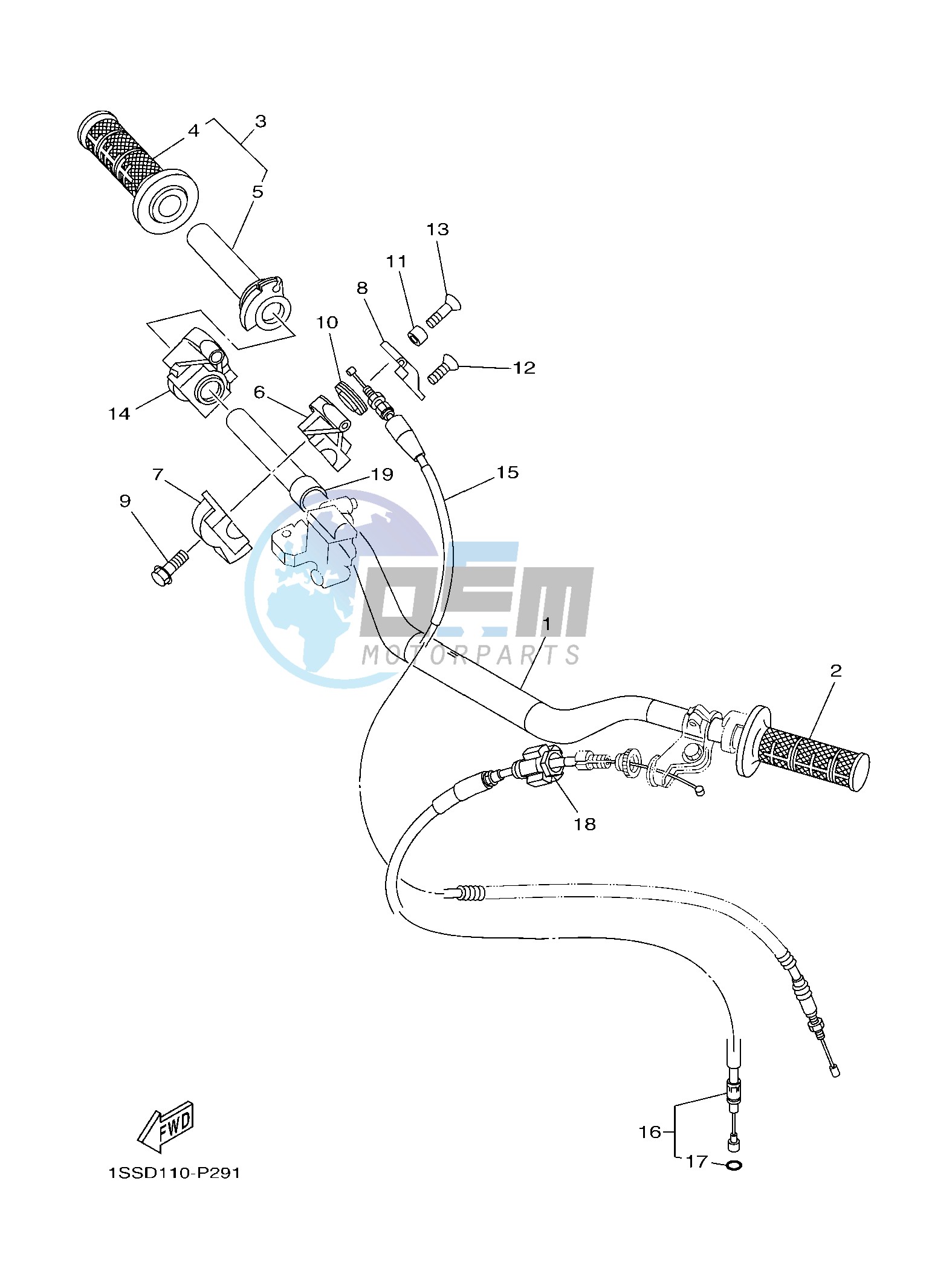 STEERING HANDLE & CABLE