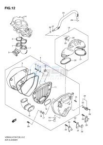 VZ800 (E3-E28) MARAUDER drawing AIR CLEANER