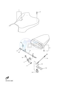 YZF-R6 R6 600 (1JSX) drawing SEAT