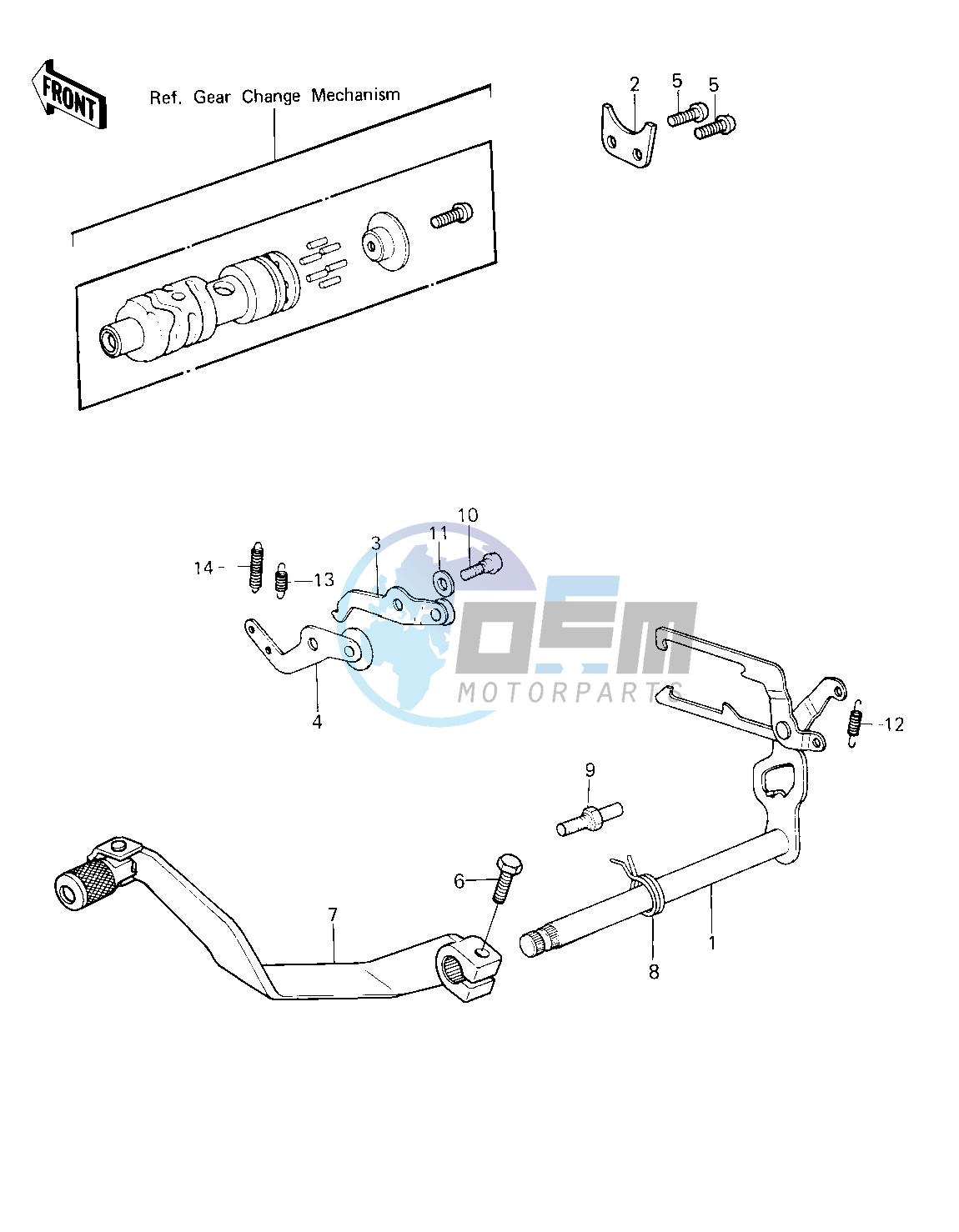 GEAR CHANGE MECHANISM