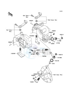 MULE_4010_DIESEL_4X4 KAF950FDF EU drawing Gear Change Mechanism