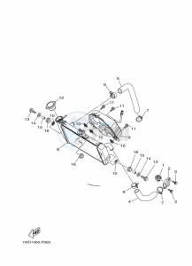 YZF320-A YZF-R3 (B7P3) drawing RADIATOR & HOSE